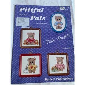 Dale Burdett Pitiful Pals Miniature Cross Stitch Book Two Pattern Designs